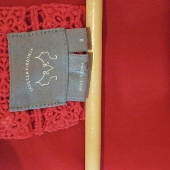 Anthropologie Vanessa Virginia boho top 0 - Picture 5 of 7